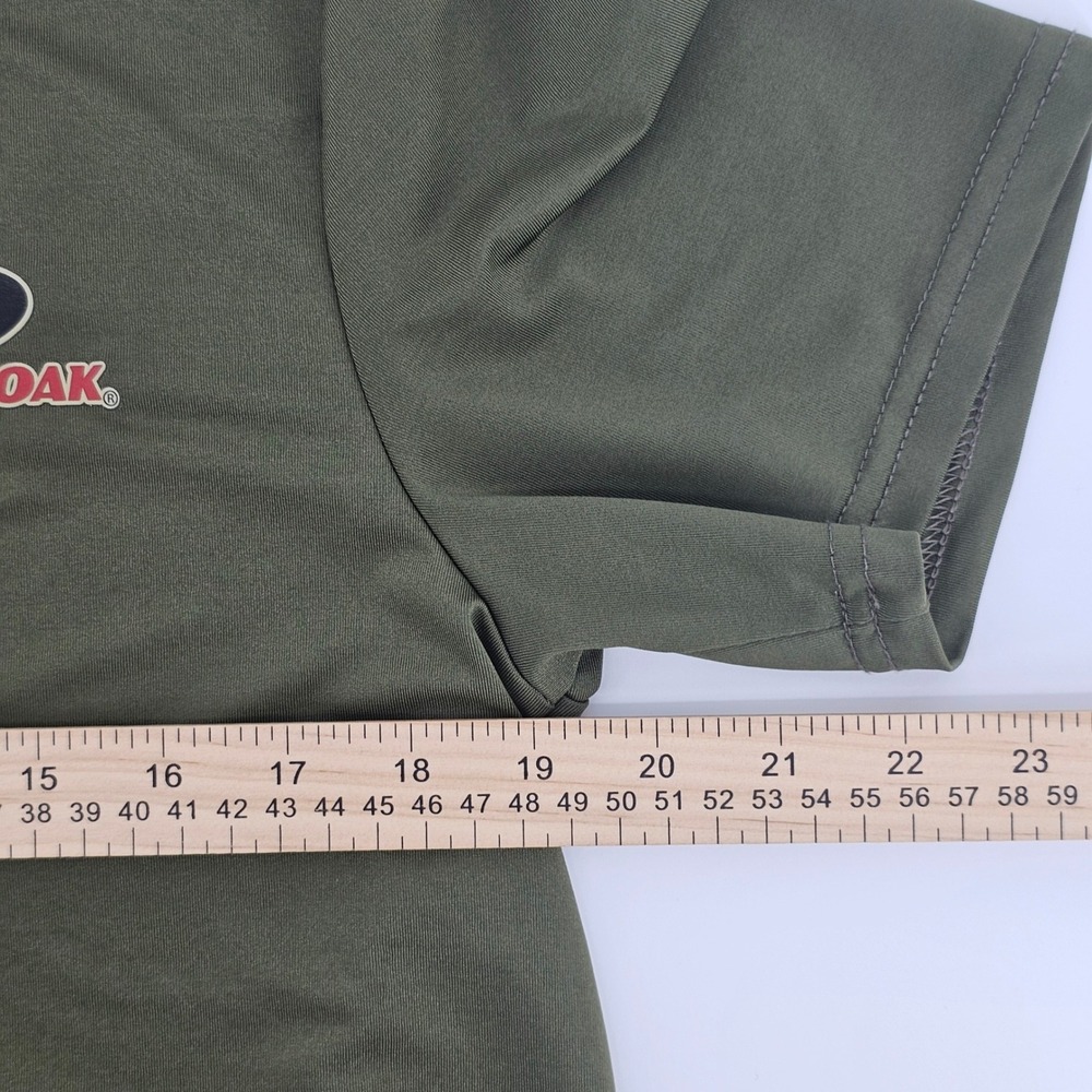 Mossy Oak Graphic T-Shirt Mens Medium Green Short Sleeve Performance - Picture 3 of 7